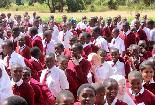 Lugalo Secondary School students in Iringa, Tanzania